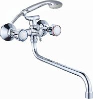 картинка Смеситель для ванны GOTA ROCIO G344510-GOTA Orio Смеситель д/ванны с 2-мя рукоятками с изливом S-30см. перекл.душа от магазина Tovar-RF.ru