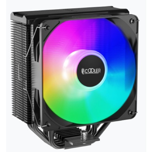 картинка pccooler paladin ex400s s115x/1200/1700/am4 (tdp 180w, 120mm pwm led fan, 4 тепловые трубки 6мм, 800-1800rpm, 28,6dba) от магазина Tovar-RF.ru