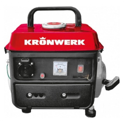 картинка KRONWERK Генератор бензиновый LK-950, 0,8 кВт, 230 В, 2-х такт., 4 л, ручной стартер [94667] от магазина Tovar-RF.ru