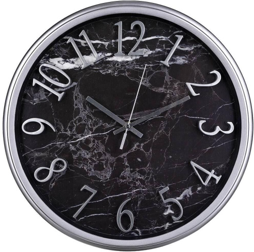 картинка Часы настенные LEFARD 220-293 LOVELY HOME ТЕМНЫЙ МРАМОР d36см циферблат d31см LEFARD 220-293 LOVELY HOME ТЕМНЫЙ МРАМОР d36см циферблат d31см от магазина Tovar-RF.ru