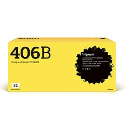 картинка t2 clt-k406s картридж (tc-s406b) для samsung clp-365/clx-3300/3305/xpress c410 (1500 стр.) черный, с чипом от магазина Tovar-RF.ru