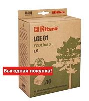 картинка filtero lge 01 (10+фильтр) ecoline xl, бумажные пылесборники от магазина Tovar-RF.ru