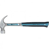 картинка GROSS Молоток-гвоздодер, 570 г, цельнокованый, трехкомпонентная рукоятка [10470] от магазина Tovar-RF.ru