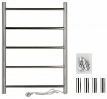 картинка Полотенцесушитель электрический BRIMIX BK1095 КЛАССИК-ПРЕМИУМ-ПРЯМОЙ 725х510х 50мм на 5 перекладин с сухим ТЭНом, 70W, T-50*C, из нерж.стали от магазина Tovar-RF.ru