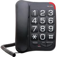 картинка texet tx-201 черный [повт. наб., регул. уровня гром., свет. инд. выз., отключение микроф.черный] от магазина Tovar-RF.ru