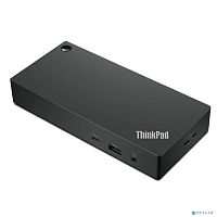 картинка lenovo [40ay0090au] thinkpad universal usb-c dock  (1x gigabit ethernet,  3x usb3.1, 2x usb2.0, 1x usb-c, 2x dp, 1x hdmi, 90w psu) (2 pin psu) от магазина Tovar-RF.ru