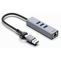 картинка сетевой адаптер gigabit ethernet digma dla-geuch3 usb 3.0  от магазина Tovar-RF.ru