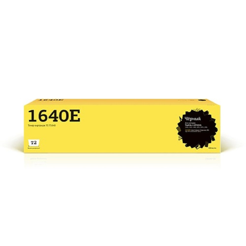 картинка t2 t-1640e тонер-картридж (tc-t1640) для toshiba e-studio 163/165/166/203/205/206 (24000 стр.), черный магазин Tovar-RF.ru являющийся официальным дистрибьютором в России картинка t2 t-1640e тонер-картридж (tc-t1640) для toshiba e-studio 163/165/166/203/205/206 (24000 стр.), черный от магазина Tovar-RF.ru