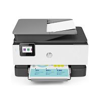 картинка мфу струйный hp officejet pro 9013 aio цветная печать, a4, цвет белый [1kr49b] от магазина Tovar-RF.ru