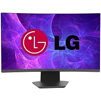 картинка lcd lg 27" 27gs60qc-b {va curved 2560x1440 180hz 1ms 178/178 300cd 3000:1 2xhdmi2.0 displayport1.4} от магазина Tovar-RF.ru