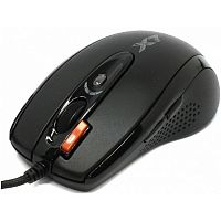 картинка мышь игровая a4tech x-718bk , черный , оптическая, 3000dpi , usb, 6 кнопок, rtl  20  (758994/94398) от магазина Tovar-RF.ru