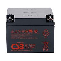 картинка csb батарея gp12260 (i) (12v/26ah) от магазина Tovar-RF.ru