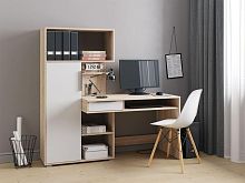 картинка Стол НК-МЕБЕЛЬ КВАДРО стол письменный Дуб Сонома/Белый 74260155 (3 кор.) НК-МЕБЕЛЬ КВАДРО стол письменный Дуб Сонома/Белый 74260155 (3 кор.) от магазина Tovar-RF.ru