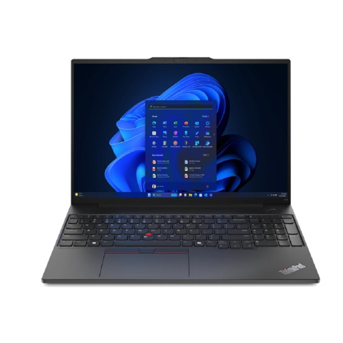 картинка lenovo thinkpad e16 g2 [21mas07k00] (клав.рус.грав.) black 16" {wuxga ips ultra 7 155h/16gb/512gb ssd/dos/клавиатура с подсветкой} от магазина Tovar-RF.ru
