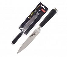картинка Нож MALLONY Нож с прорезиненной рукояткой MAL-05RS универсальный, 12,5 см (985365) от магазина Tovar-RF.ru