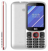 картинка телефон мобильный bq 2820 step xl+ white/red от магазина Tovar-RF.ru