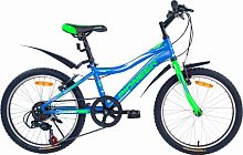картинка велосипед pioneer boomer 20"/11" blue-green-white pioneer boomer 20"/11" blue-green-whiteот магазина Tovar-RF.ru