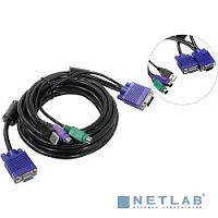 картинка procase [ce0500] кабель 5.0м ps/2 + usb для kvm переключателей procase  серии е от магазина Tovar-RF.ru