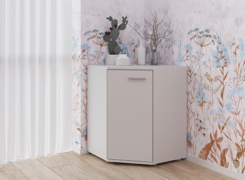 картинка Комод НК-МЕБЕЛЬ FUN комод КД-5 угловой Белый 71336954 (1 кор.) от магазина Tovar-RF.ru