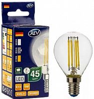 картинка Лампа светодиодная REV 32358 7 FILAMENT G45/E14/5W/4000К от магазина Tovar-RF.ru