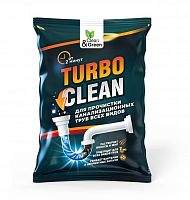картинка Чистящее средство CLEAN&GREEN CG8083 для прочистки канализационных труб (щелочное, пакет) 70гр от магазина Tovar-RF.ru