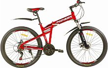 картинка велосипед pioneer shuttle 26"/17" red-black-white pioneer shuttle 26"/17" red-black-whiteот магазина Tovar-RF.ru