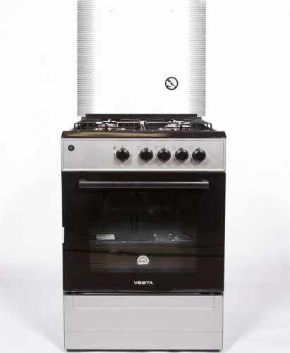 картинка плита газовая vesta bergamo vgg 10-g серый гкдух ex vesta bergamo vgg 10-g серый гкдух ex от магазина Tovar-RF.ru