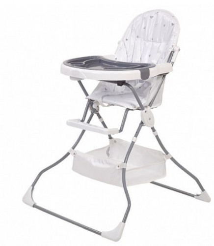 картинка стульчик polini стульчик для кормления polini kids 252 french teddy, белый-серый (1кор.) от магазина Tovar-RF.ru