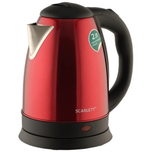 картинка scarlett sc-ek21s76 чайник, 2л, 1800вт, красный от магазина Tovar-RF.ru