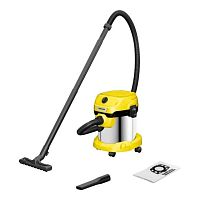 картинка Строительный пылесос Karcher WD 2 Plus S V-15/4/18,  желтый [1.628-050.0] от магазина Tovar-RF.ru