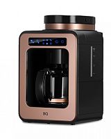картинка кофеварка капельная со встроенной кофемолкой bq cm7000 розовое золото-черный от магазина Tovar-RF.ru