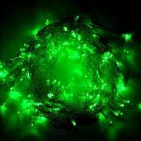 картинки светодиодная гирлянда ecola n4gm05elc led гирлянда 220v ip44 бахрома 5x0.5м 135led зеленый green, 8 режимов, прозр.провод с вилкой зеленый от магазина Tovar-RF.ru