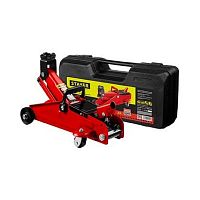 картинка stayer "red force" домкрат гидравлический подкатной, 2т, 125-320мм, в кейсе, [43152-2-k] от магазина Tovar-RF.ru