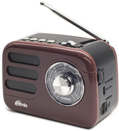 картинка радиоприемник ritmix rpr-033 chocolate ritmix rpr-033 chocolate от магазина Tovar-RF.ru