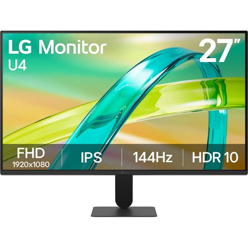 картинка lcd lg 27" 27u411b-b черный {ips 1920x1080 144hz 5ms 250cd d-sub hdmi} от магазина Tovar-RF.ru