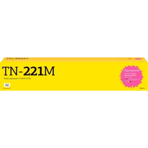 картинка             tc-mtn-221m тонер-картридж t2 для konica-minolta bizhub c227/c287 (21000 стр.) пурпурный, с чипом от магазина Tovar-RF.ru