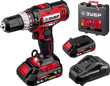 картинка Дрель аккумуляторная ЗУБР ДШЛ-145-22 14.4В, 2аккум., кейс ЗУБР ДШЛ-145-22 14.4В, 2аккум., кейс от магазина Tovar-RF.ru