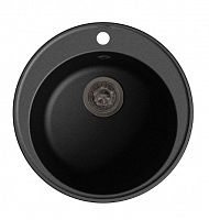 картинка Мойка LEX LUGANO 480 BLACK кварцевая от магазина Tovar-RF.ru
