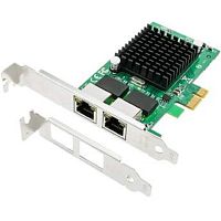 картинка orient xwt-int82l2pe, сетевая карта pci-ex1 v1.0a 2xrj45 gigabit ethernet, intel 82571gb chipset, 1 гбит/с, 2 планки крепления в комплекте (31282) от магазина Tovar-RF.ru