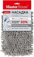 картинка Насадка для швабры MASTER HOUSE из микрофибры MOPM-4-H Маттео или Фабрицио (светло-серый) 75448 от магазина Tovar-RF.ru