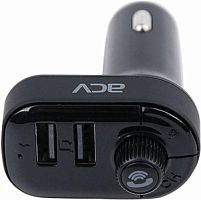 картинка fm-трансмиттер acv fmt-118b черный bt usb (37399) от магазина Tovar-RF.ru