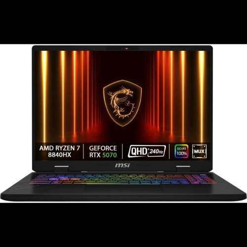 картинка msi crosshair a16 hx d8wgkg-078xru [9s7-15pl21-078] grey 16" {qhd+ ryzen 7 8840hx/ 32gb/ ssd1tb/rtx5070 8gb/dos} от магазина Tovar-RF.ru