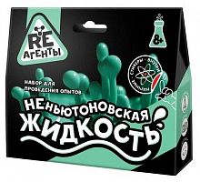 картинка игрушка re-агенты ex015t игрушка: научно-познавательный набор "неньютоновская жидкость", зеленый от магазина Tovar-RF.ru