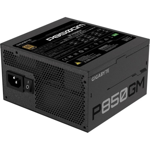 картинка Блок питания Gigabyte ATX 850W GP-P850GM 80+ gold (24+4+4pin) APFC 120mm fan 8xSATA Cab Manag RTL от магазина Tovar-RF.ru