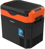 картинка автомобильный холодиильник бирюса нс-38p7 38л автохолодильник оранжево-черный от магазина Tovar-RF.ru