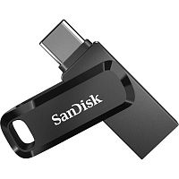 картинка sandisk usb drive 256gb ultra dual drive go, usb 3.1 - usb type-c black от магазина Tovar-RF.ru
