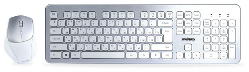 картинка клавиатура smartbuy (sbc-233616ag-sw) 233616ag серебристо-белый от магазина Tovar-RF.ru