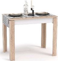 картинка Стол обеденный МЕБЕЛЬ-КОМПЛЕКС Стол обеденный Оптима дуб сонома/белый (1уп) МЕБЕЛЬ-КОМПЛЕКС Стол обеденный Оптима дуб сонома/белый (1уп) от магазина Tovar-RF.ru