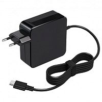 картинка ks-is ks-451l1b  универсальный блок питания pd usb-c от электрической сети, 65вт черный от магазина Tovar-RF.ru