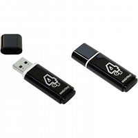 картинка smartbuy usb drive 4gb glossy series black sb4gbgs-k от магазина Tovar-RF.ru